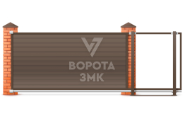 Откатные ворота 2200×3000 Дорхан ЗМК-6884