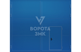 Пожарные ворота EI-60 3000×3000 ЗМК-4821
