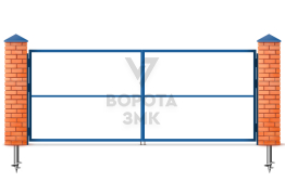Распашные ворота 2000×3000 ЗМК-4963